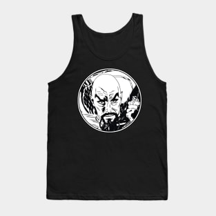 MING THE MERCILESS - Flash Gordon (Circle Black and White) Tank Top